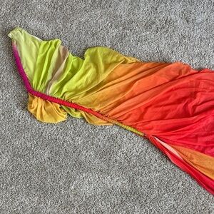 Vibrant Multicolor Maxi Dress